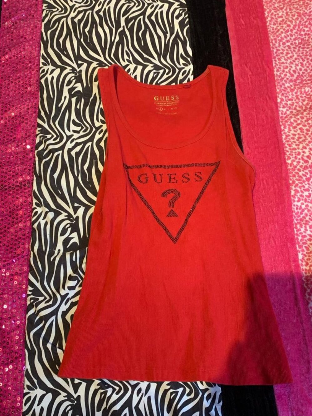Guess Women's Red Shirt